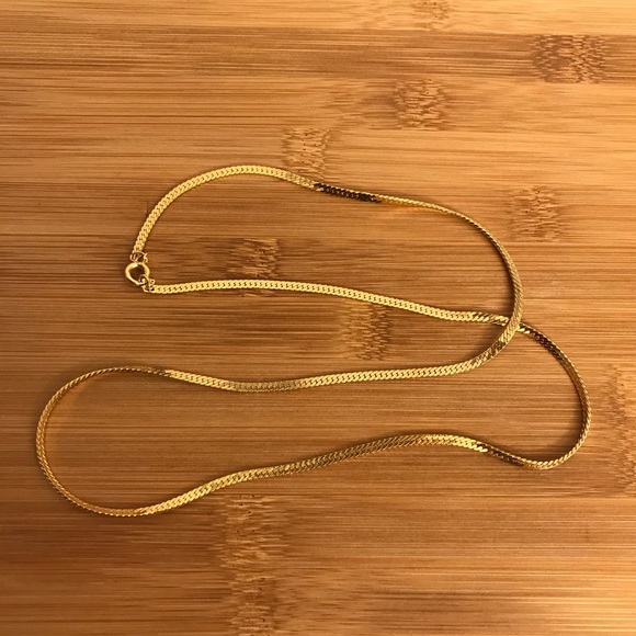 Jewelry - 24” Gold Plated Snake Chain Necklace